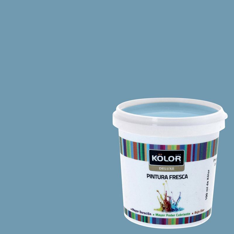 KOLOR - Muestra Color Frasco (plástico/vidrio) 100 ml Mate Azul Acarigua 