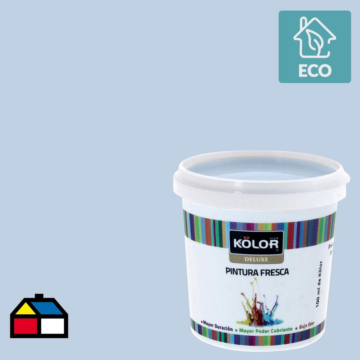 KOLOR - Muestra Color Frasco (plástico/vidrio) 100 ml Mate Azul Cumana 