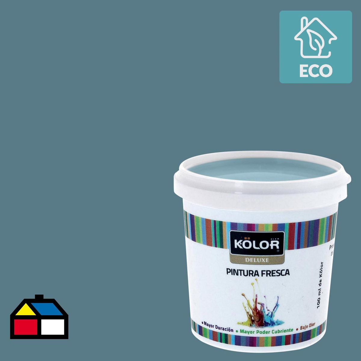 KOLOR - Muestra Color Frasco (plástico/vidrio) 100 ml Mate Azul Maturin 