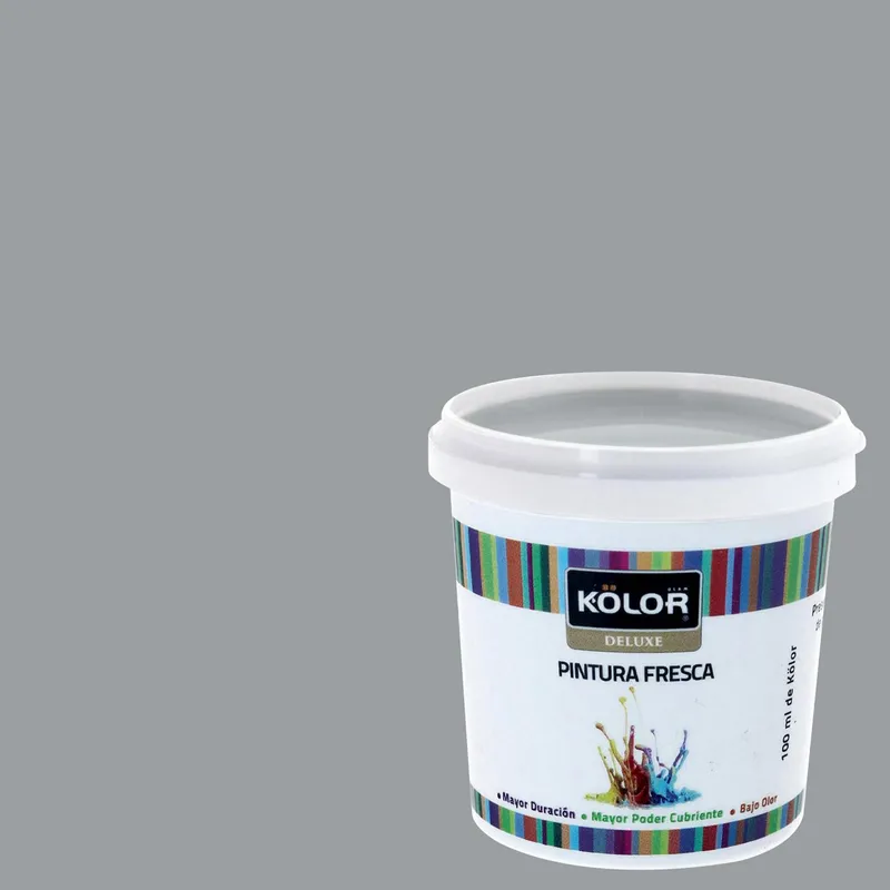 KOLOR - Muestra Color Frasco (plástico/vidrio) 100 ml Mate Gris Iquique 