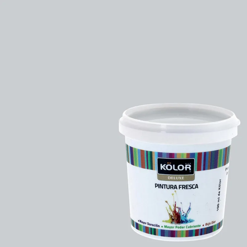 KOLOR - Muestra Color Frasco (plástico/vidrio) 100 ml Mate Gris Tolima 