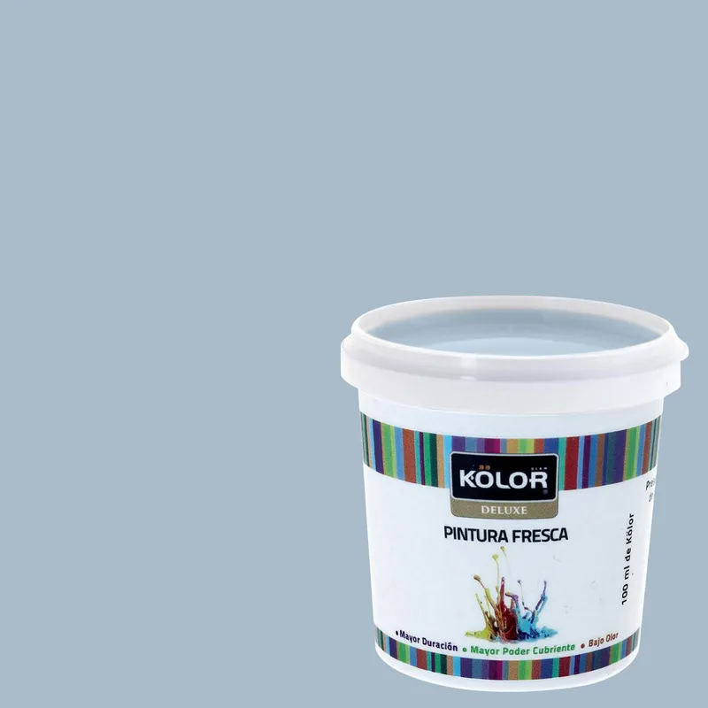 KOLOR - Muestra Color Frasco (plástico/vidrio) 100 ml Mate Azul Almería 
