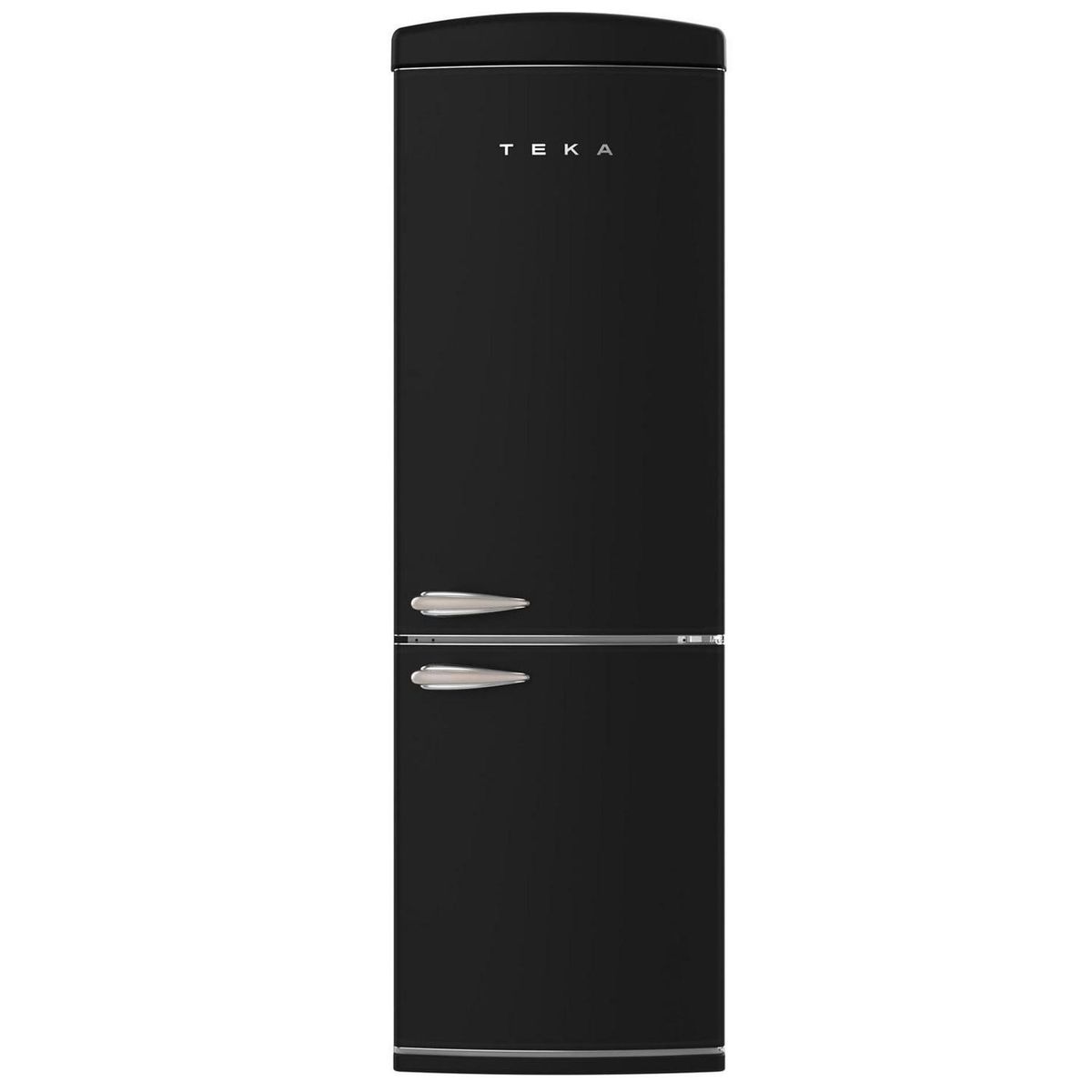 TEKA - Refrigerador Bottom Freezer No Frost 256 Litros Negro RBF 78615 RTR - RETRO