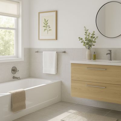 Imagen 2 del producto Toallero barra home 60cm acero inox terminación brushed