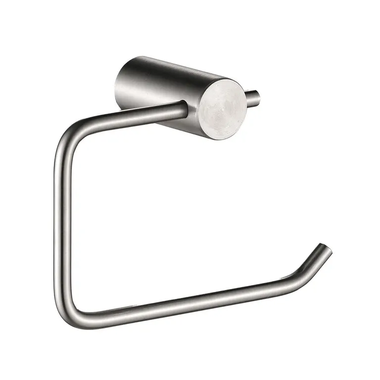 Portarrollo Home Inoxidable Níquel Sin Tapa Baño