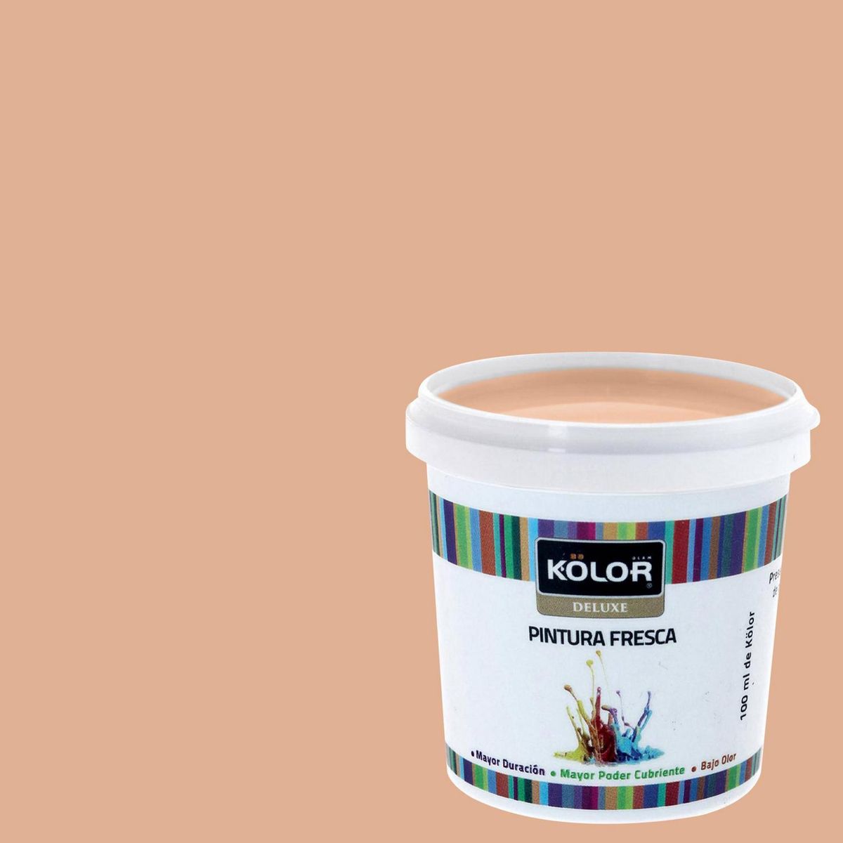 KOLOR - Muestra Color 0.1 l Mate Naranjo Bamako