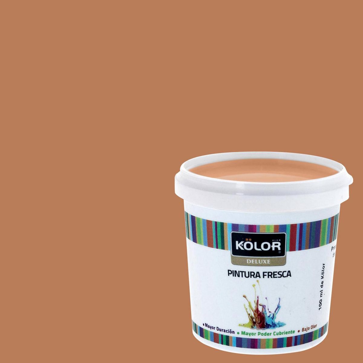 KOLOR - Muestra Color 0.1 l Mate Naranjo Cosenza