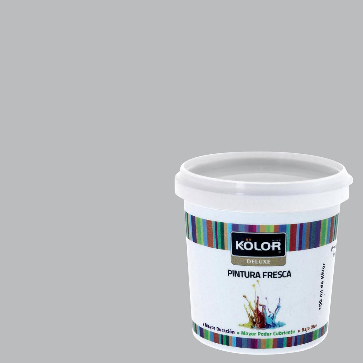 KOLOR - Muestra Color Frasco (plástico/vidrio) 0.1 l Mate Gris Sibate 