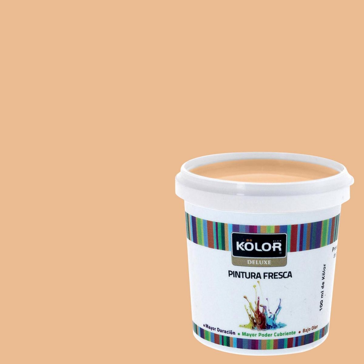 KOLOR - Muestra Color 0.1 l Mate Naranjo Razgrad