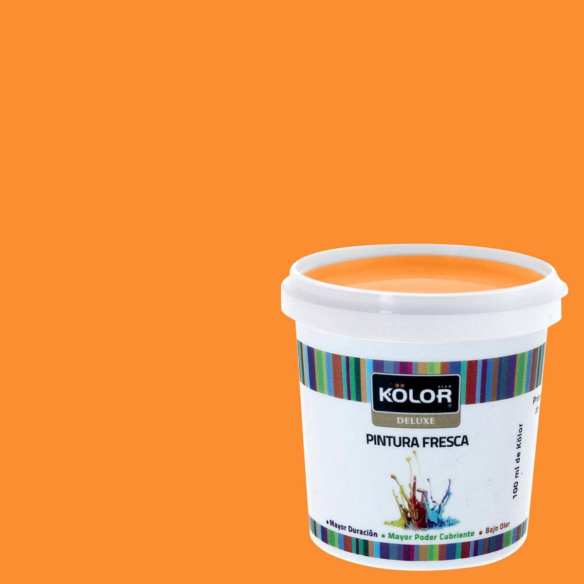 KOLOR - Muestra Color 0.1 l Mate Naranjo Licata