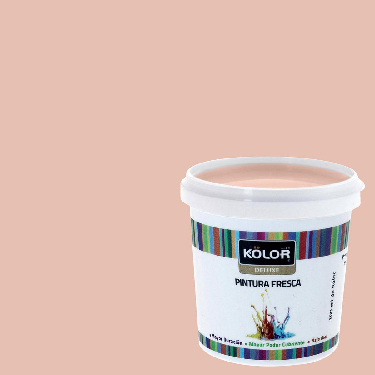 KOLOR - Muestra Color 0.1 l Mate Naranjo Aleneva