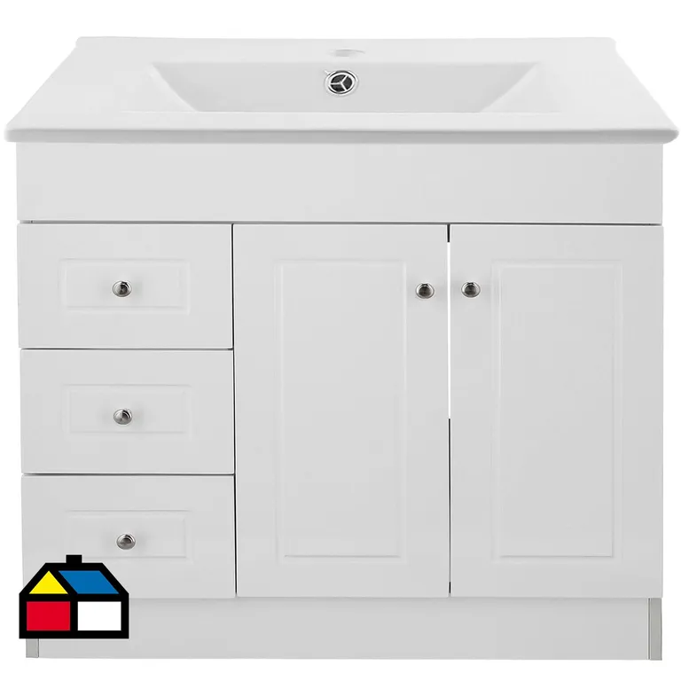 Kit mueble vanitorio B120PHI-B P 120x47x80cm