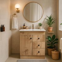 Kit mueble vanitorio B60PHN-W P 60x47x80 cm