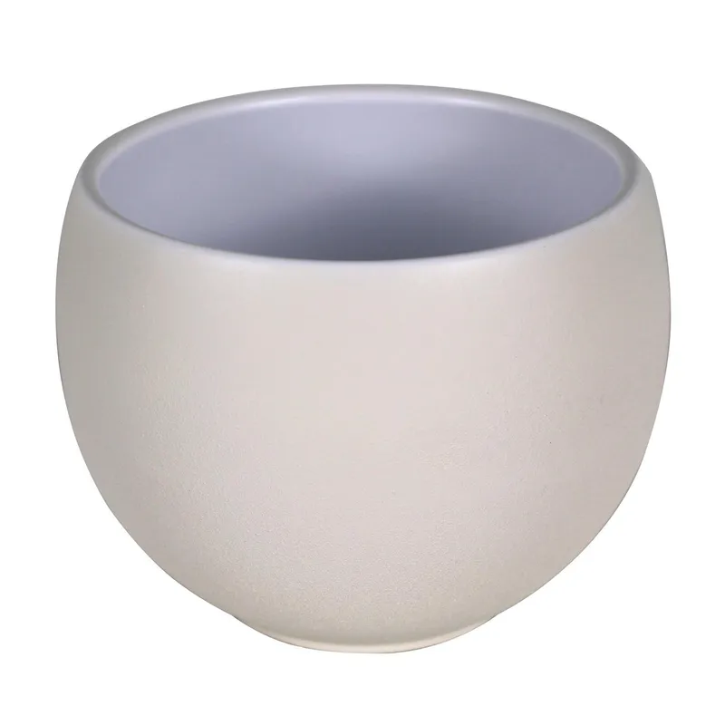 JAPI - Macetero Berlim de Cerámica 16.8x12.5 cm Beige