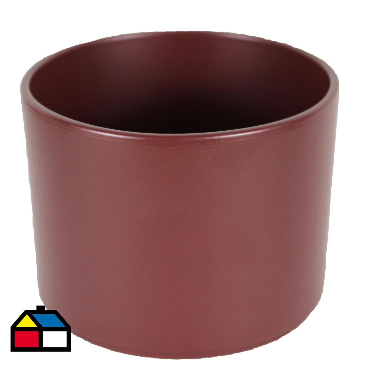 JAPI - Macetero Hanover de Cerámica 11.5x8.8 cm Vino