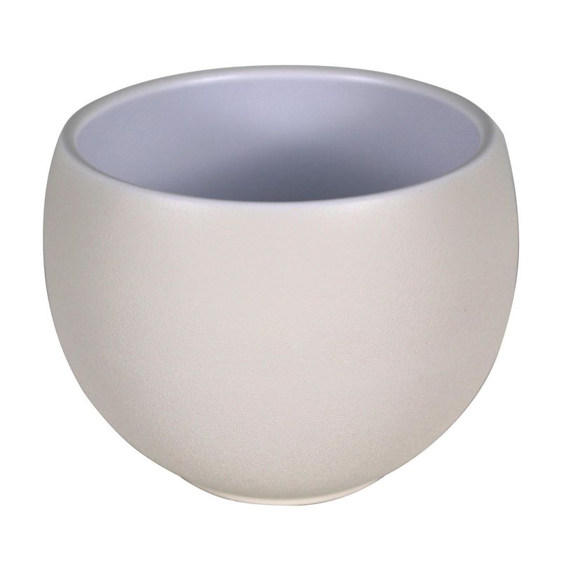 JAPI - Macetero Berlim de Cerámica 12.4x9.2 Beige