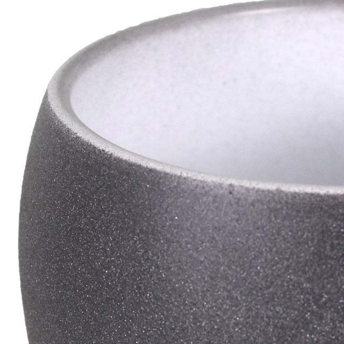 JAPI - Macetero Berlim de Cerámica 12.4x9.2 cm Plomo