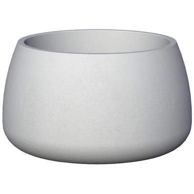 Macetero Plstico Bios Low 55x50 cm Cemento