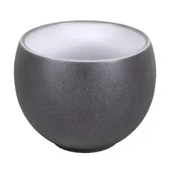 JAPI - Macetero Cerámica Berlim 17x12 cm Plomo