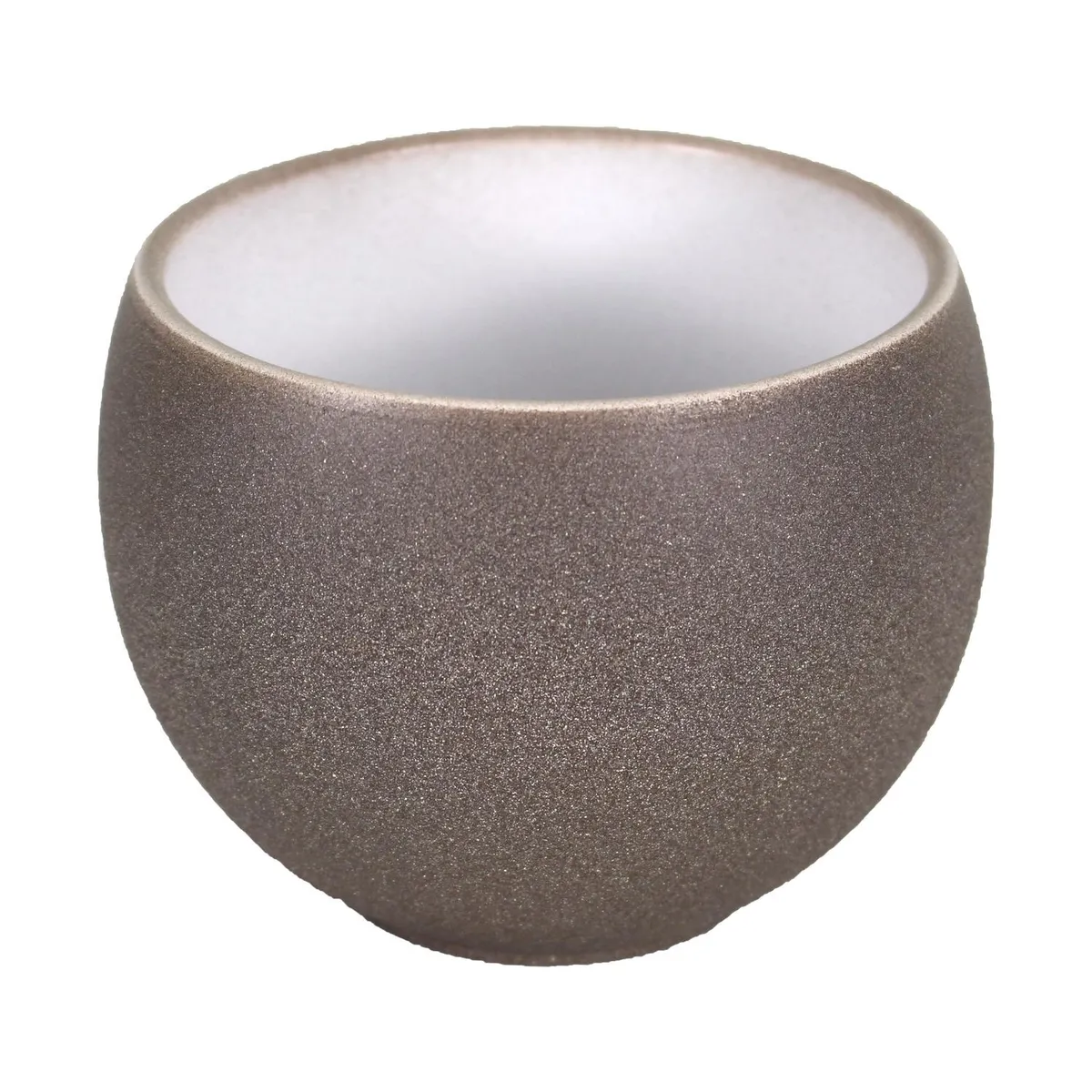 JAPI - Macetero Berlim de Cerámica 16.8x12.5 cm Café