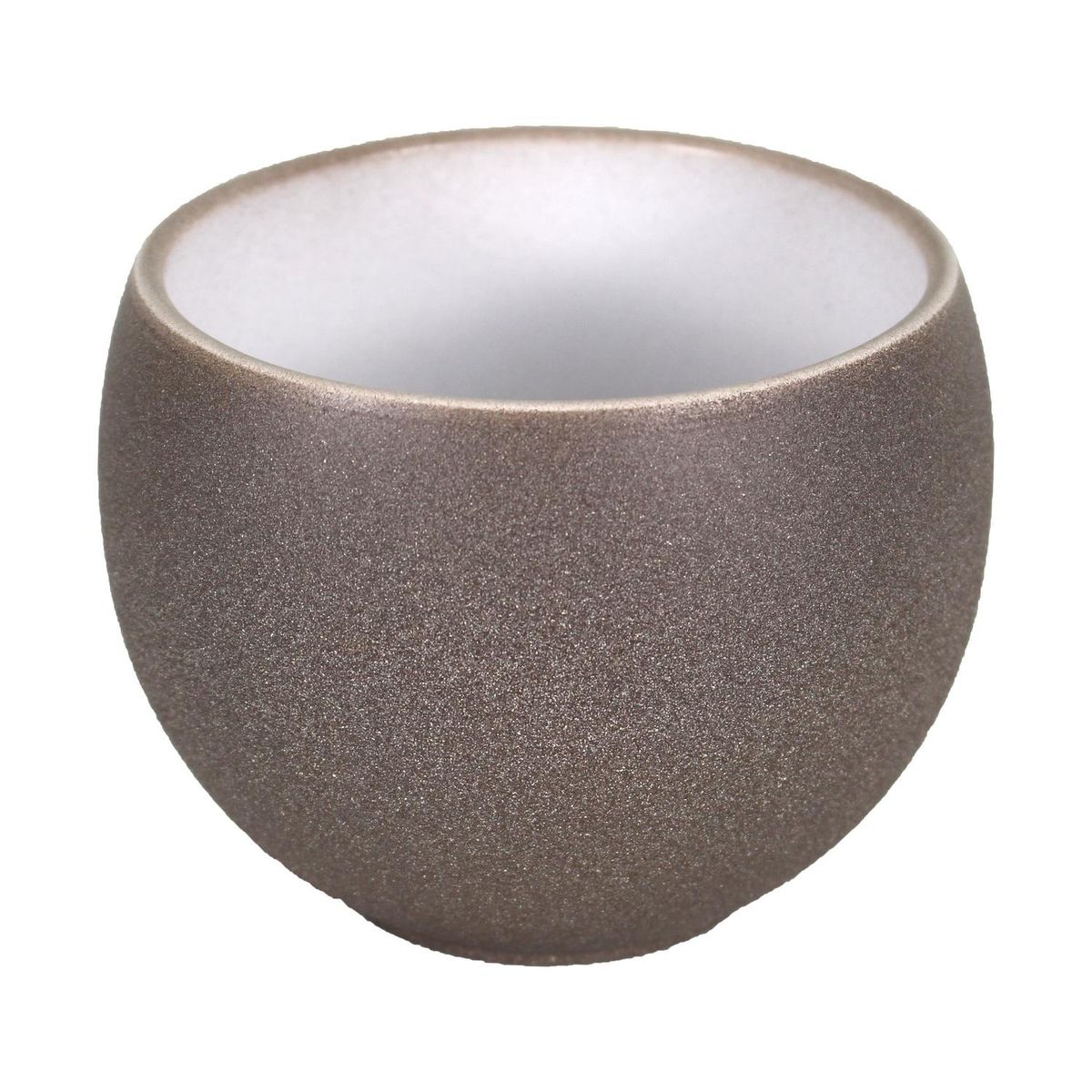 JAPI - Macetero Berlim de Cerámica 16.8x12.5 cm Café