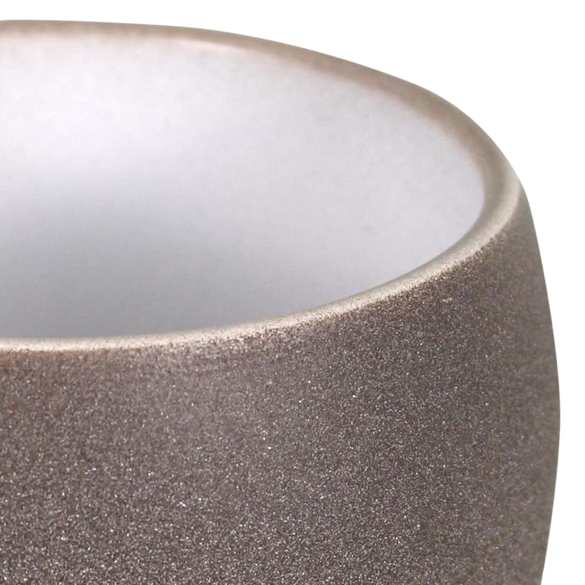 JAPI - Macetero Berlim de Cerámica 16.8x12.5 cm Café