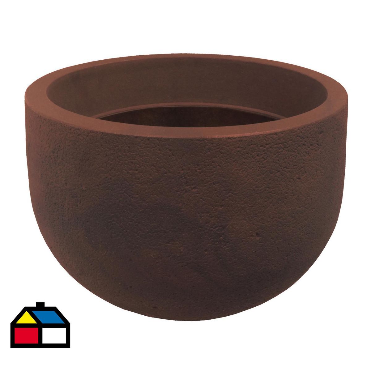 JAPI - Macetero Rustic de Plástico 45x35 cm Gris