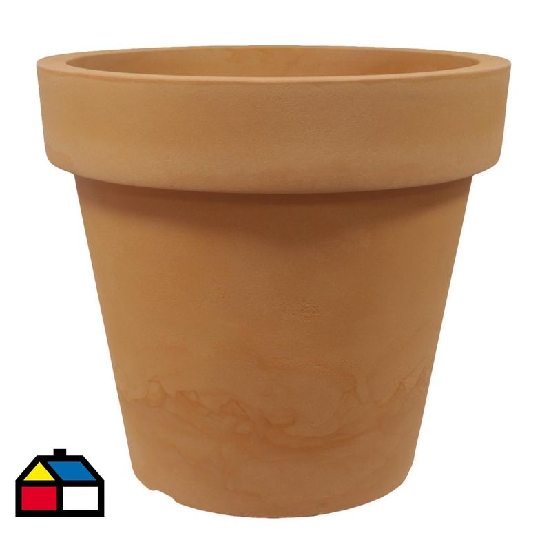 JAPI - Macetero Básica Plástico 57x51x57 cm Terracota
