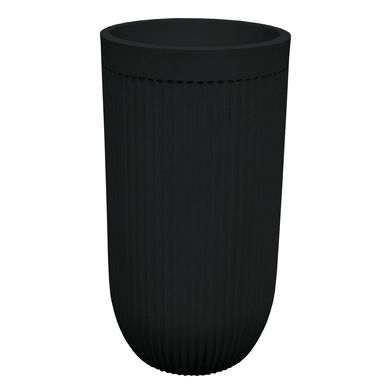 Macetero Plstico Flute Tall 44x84 cm Plomo