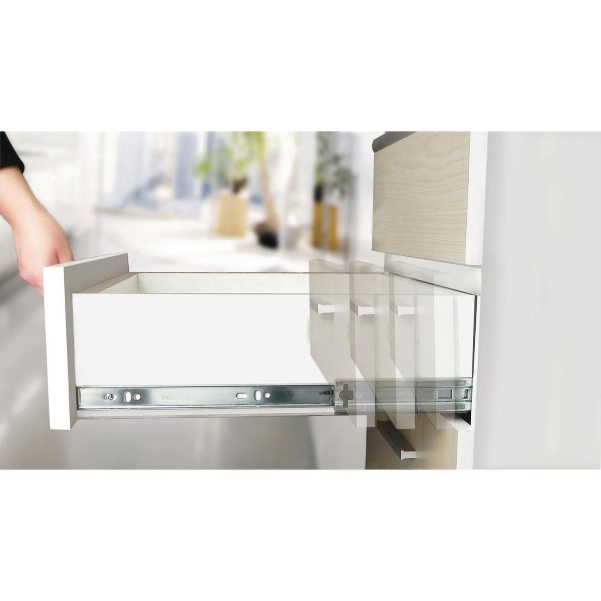 DUCASSE - Corredera telescopica cierre suave 450 (z)