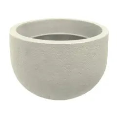 JAPI - Macetero Rustic de Plástico 33x23 cm Gris