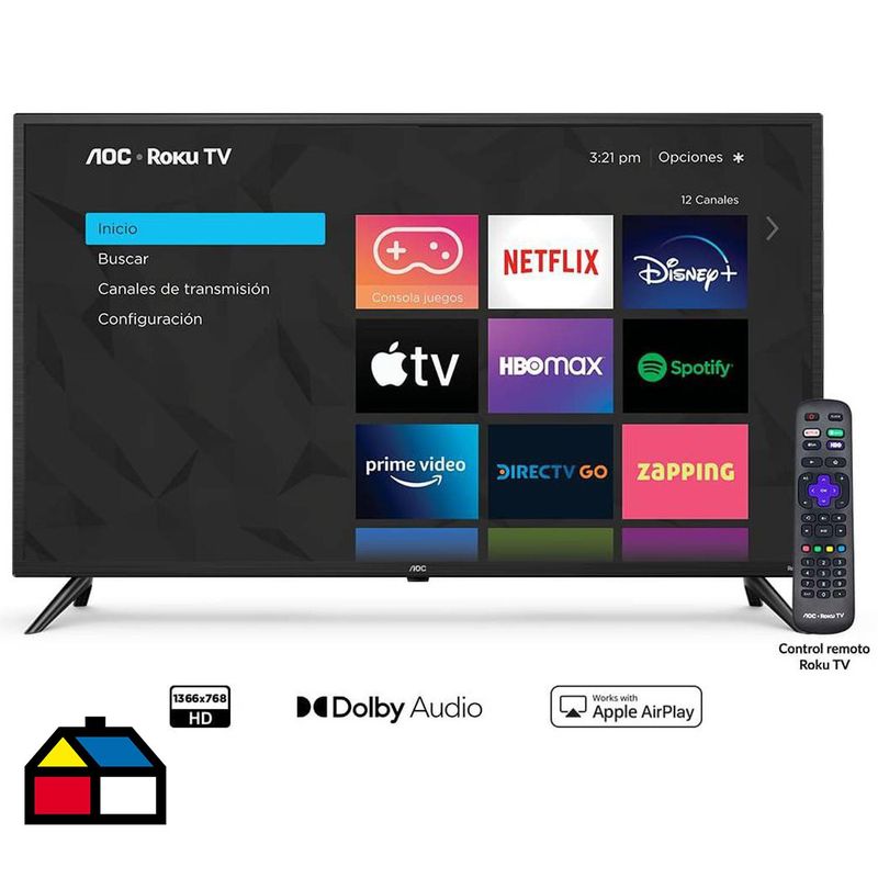 AOC - Smart TV LED 32 " HD 32S5195