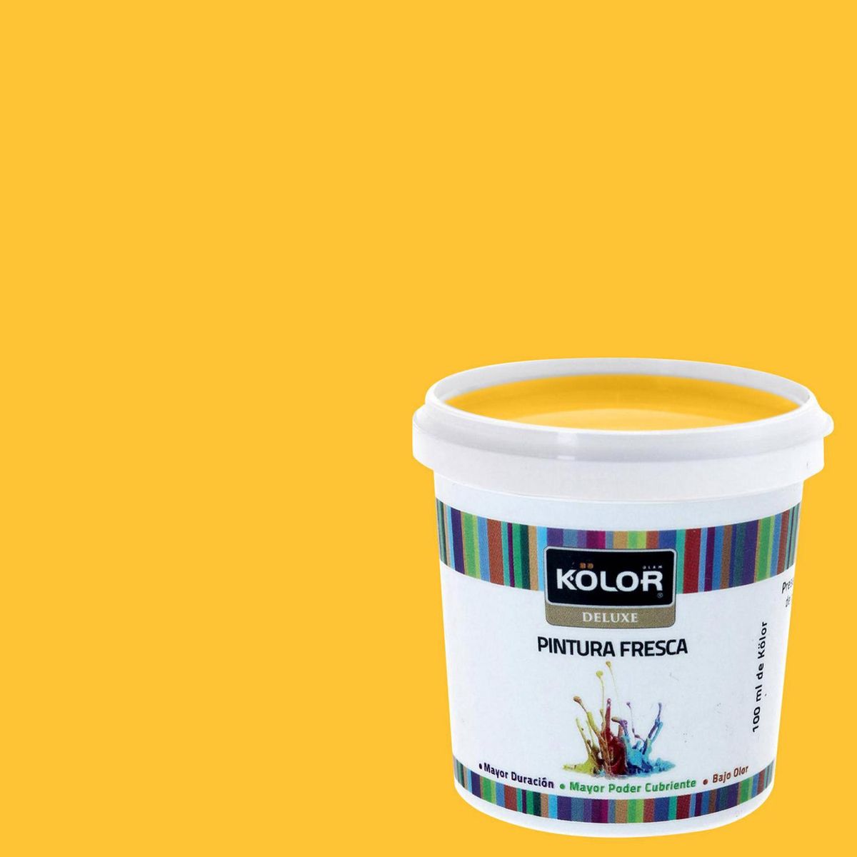 KOLOR - Muestra Color 0.1 l Mate Amarillo Pisa