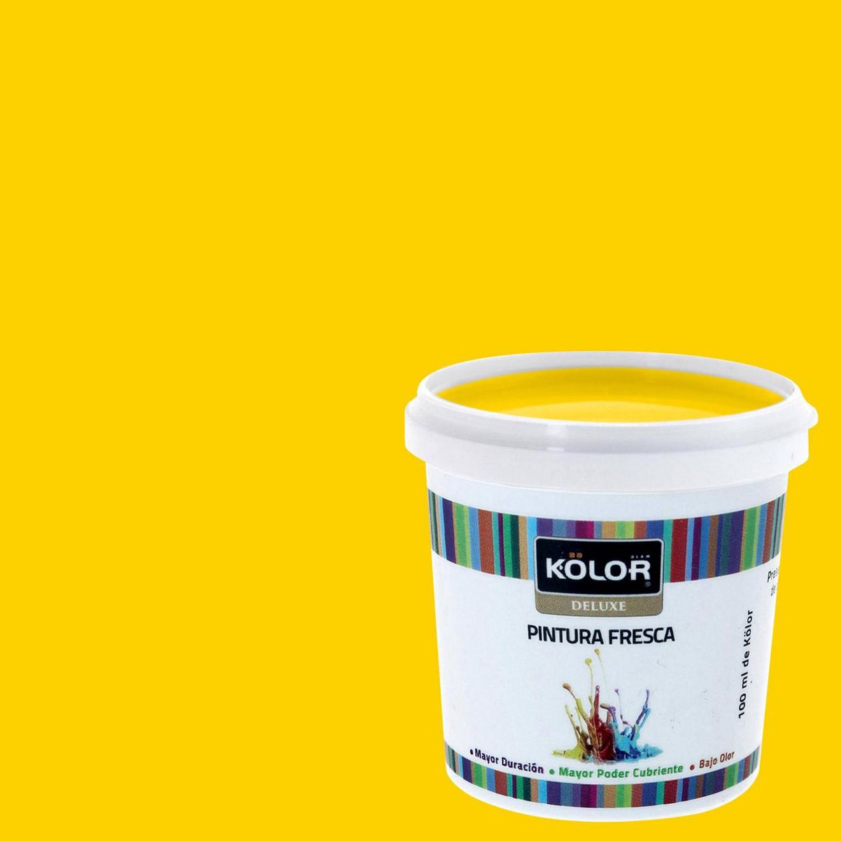 KOLOR - Muestra Color 0.1 l Mate Amarillo Tours