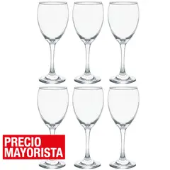 JUST HOME COLLECTION - Display 6 copas vino tinto 300 ml lisboa