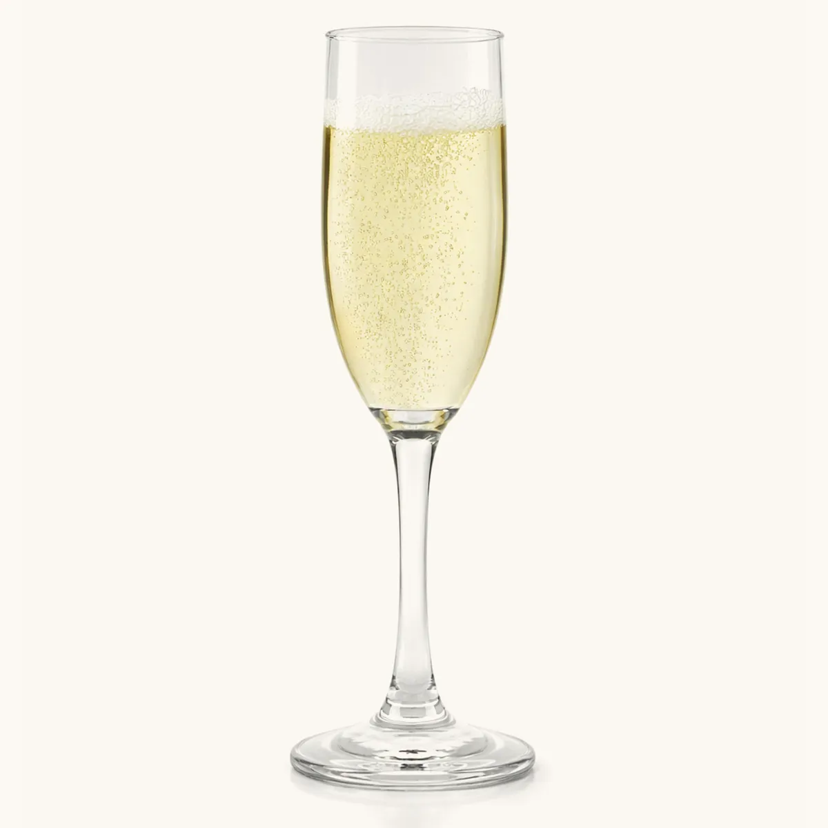 JUST HOME COLLECTION - Set 6 Copas Vidrio Champágne 176 ml Flaute