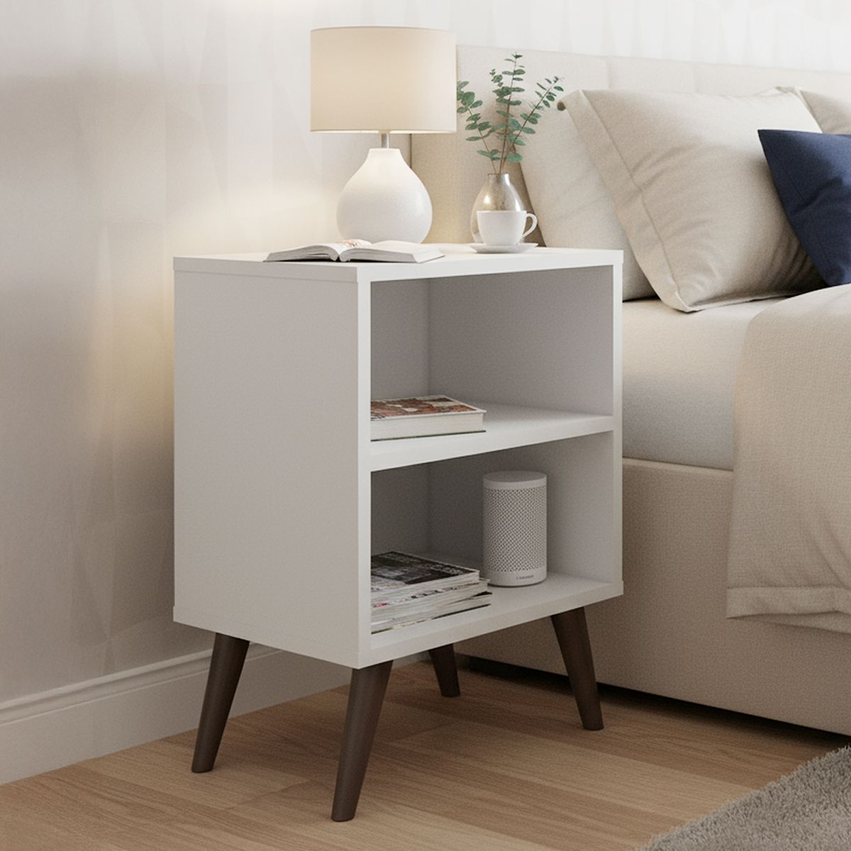 BE DESIGN - Velador Honey 39x54x30 cm Blanco