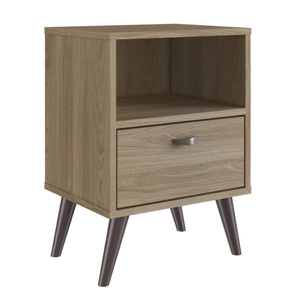 BE DESIGN - Velador 1 Cajón(es) Honey 39x54x30 cm Café