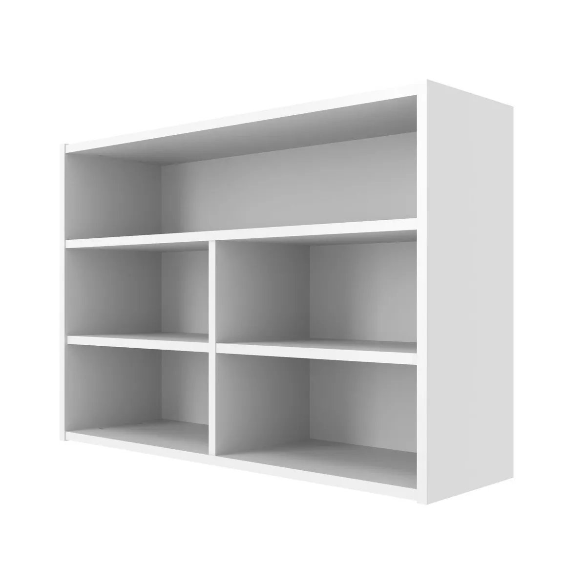 AR DESIGN - Estante Compaq MDF 5 Nivel(es) 80x55x23.6 cm Blanco
