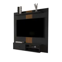 BE DESIGN - Rack pared BE negro caramelo