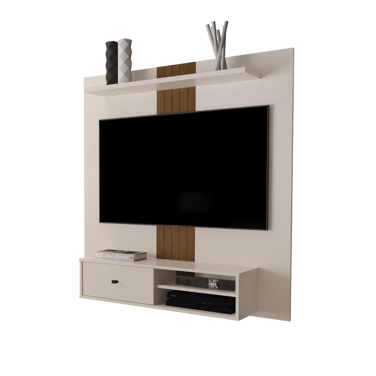 BE DESIGN - Rack pared BE perla caramelo