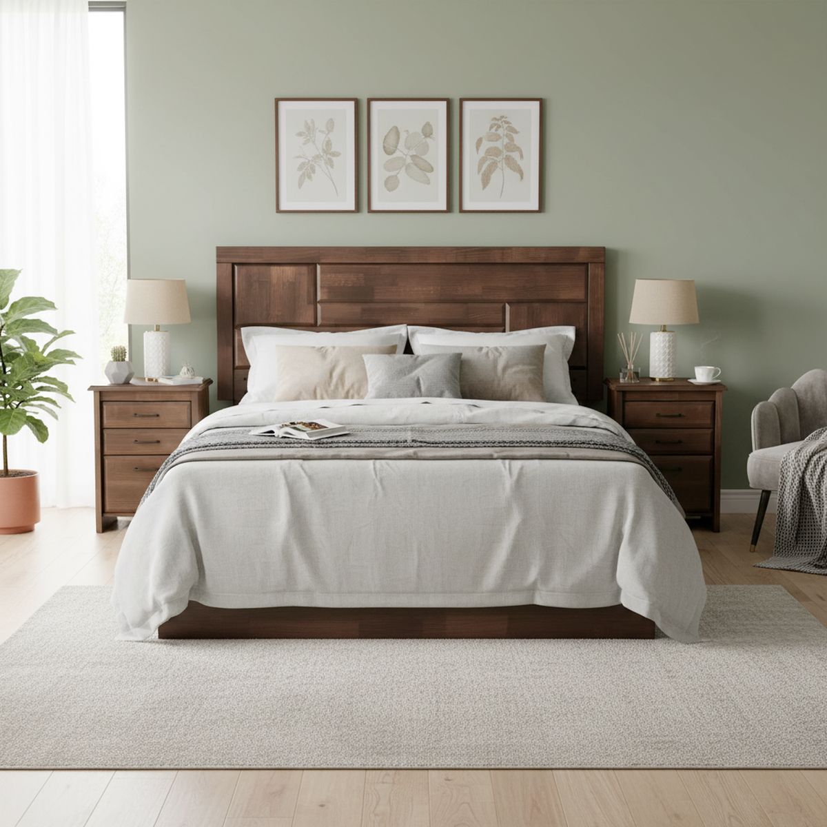 ROSEN - Set Muebles King Dolce Café tostado