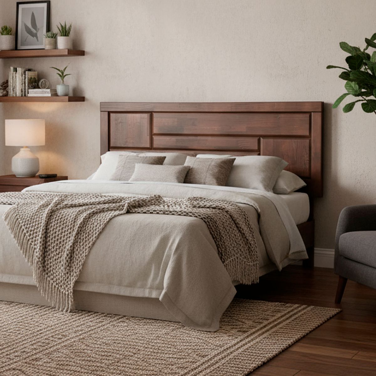 ROSEN - Respaldo King Dolce Café tostado