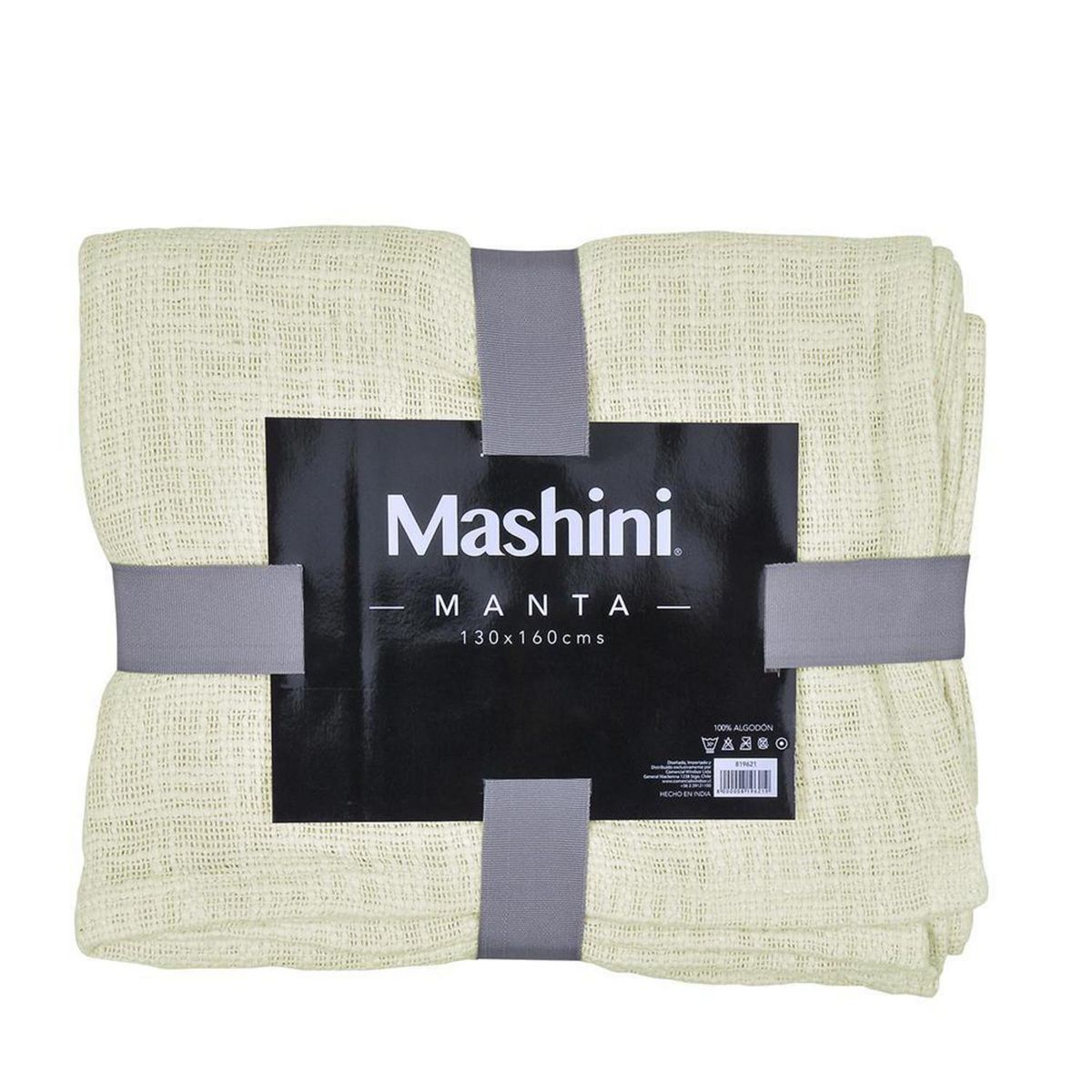 MASHINI - Manta Tejido Especial Marfil