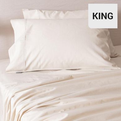 Sbanas lisa 180 hilos king beige