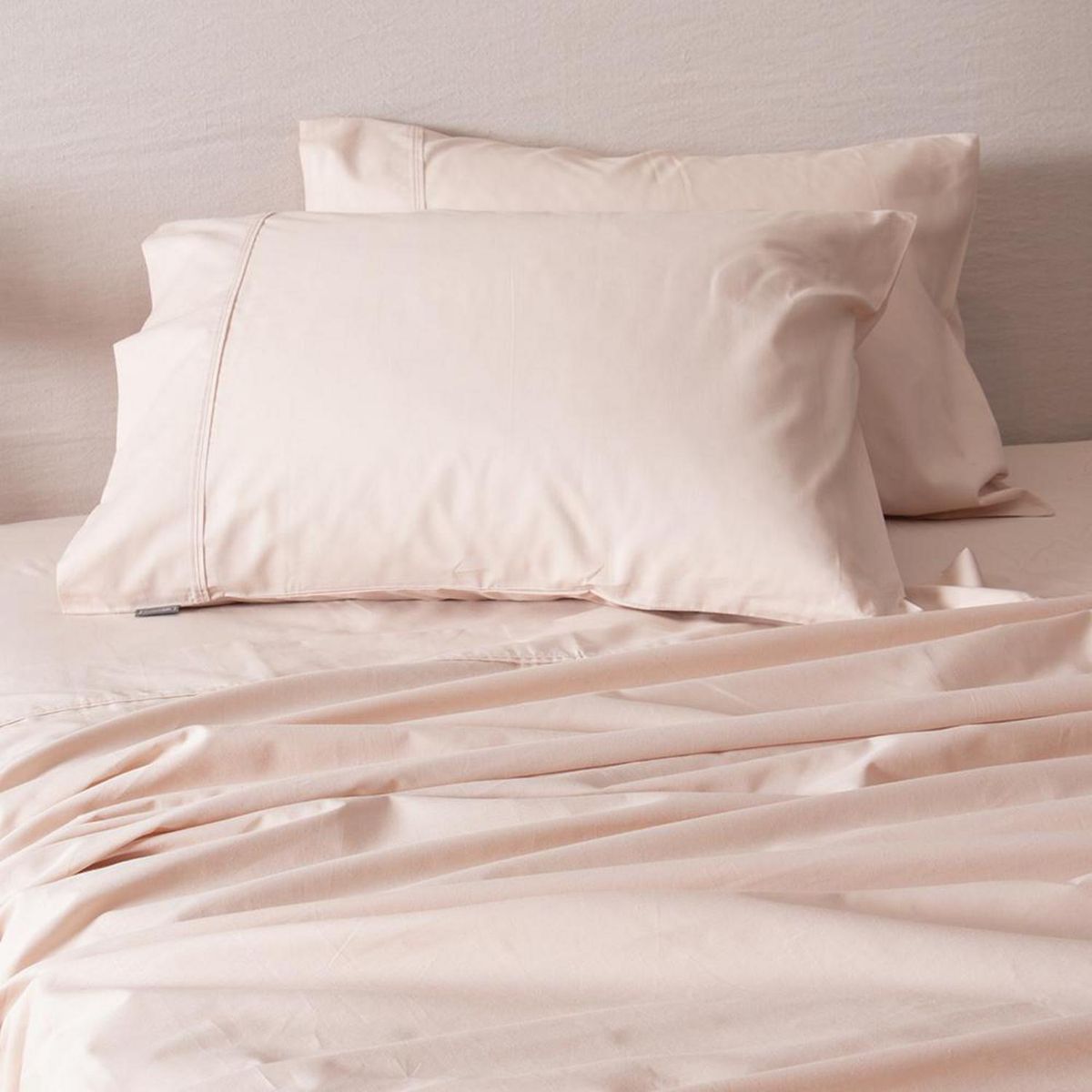 SOHOME - Juego de Sábanas Liso King 180 Hilos Rosado