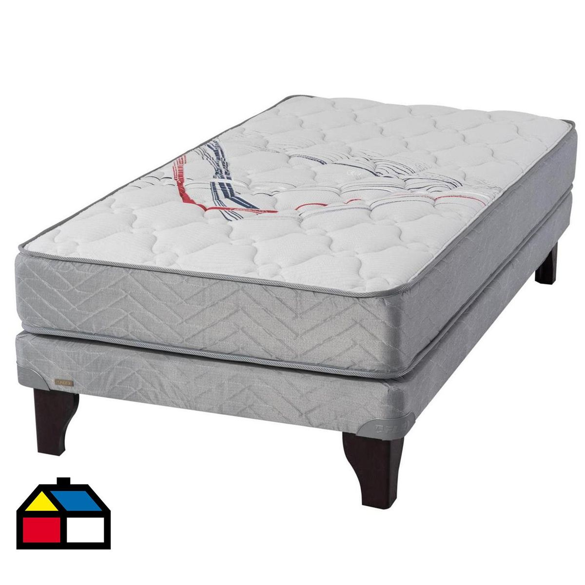 FLEX - Cama Europea Therapedic mas gris 1.0 pl