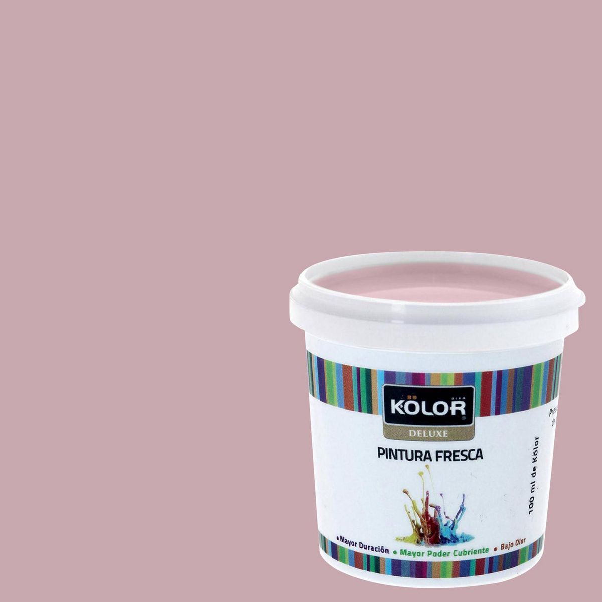 KOLOR - Muestra Color Frasco (plástico/vidrio) 0.1 l Mate Rojo Libia 