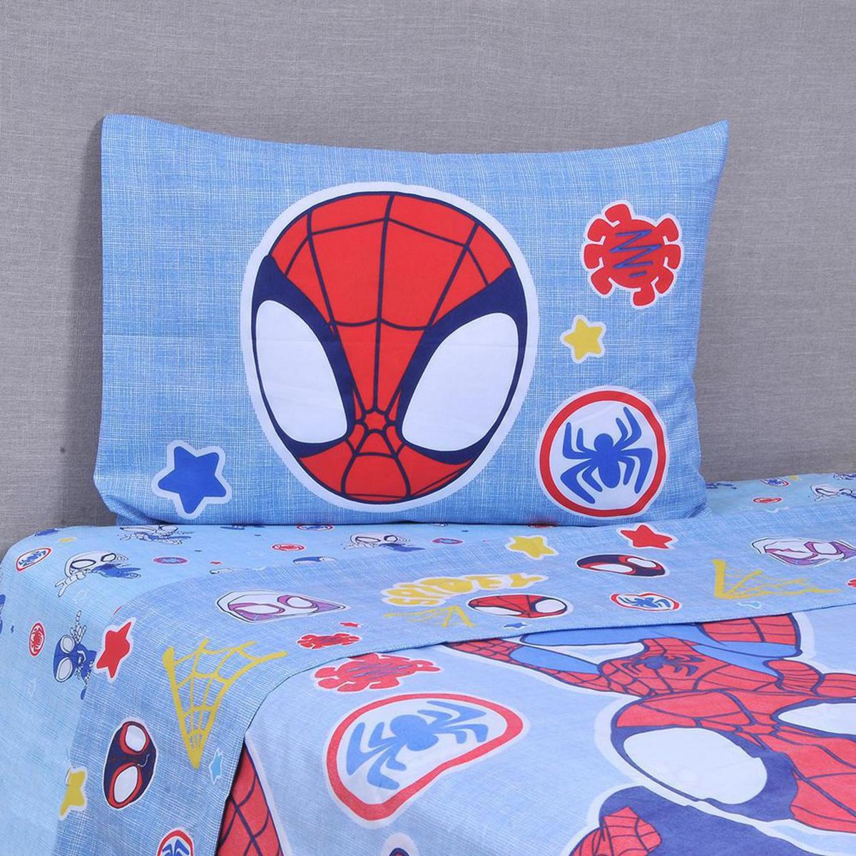 DISNEY - Sábana Spiderman Spidy 1.5 plazas Multicolor