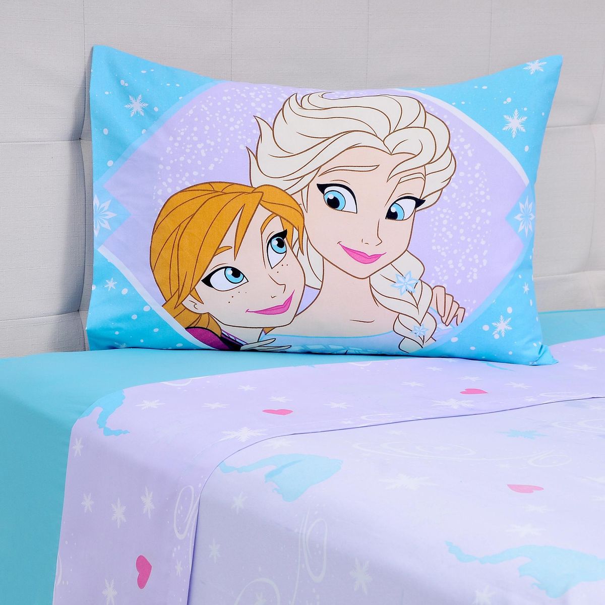 DISNEY - Sábana Frozen Snowing 1.5 plazas Multicolor